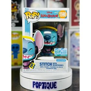 Lilo & Stitch Stitch w/Headphones Funko Pop! #1590 - Limited Edition - Supreme